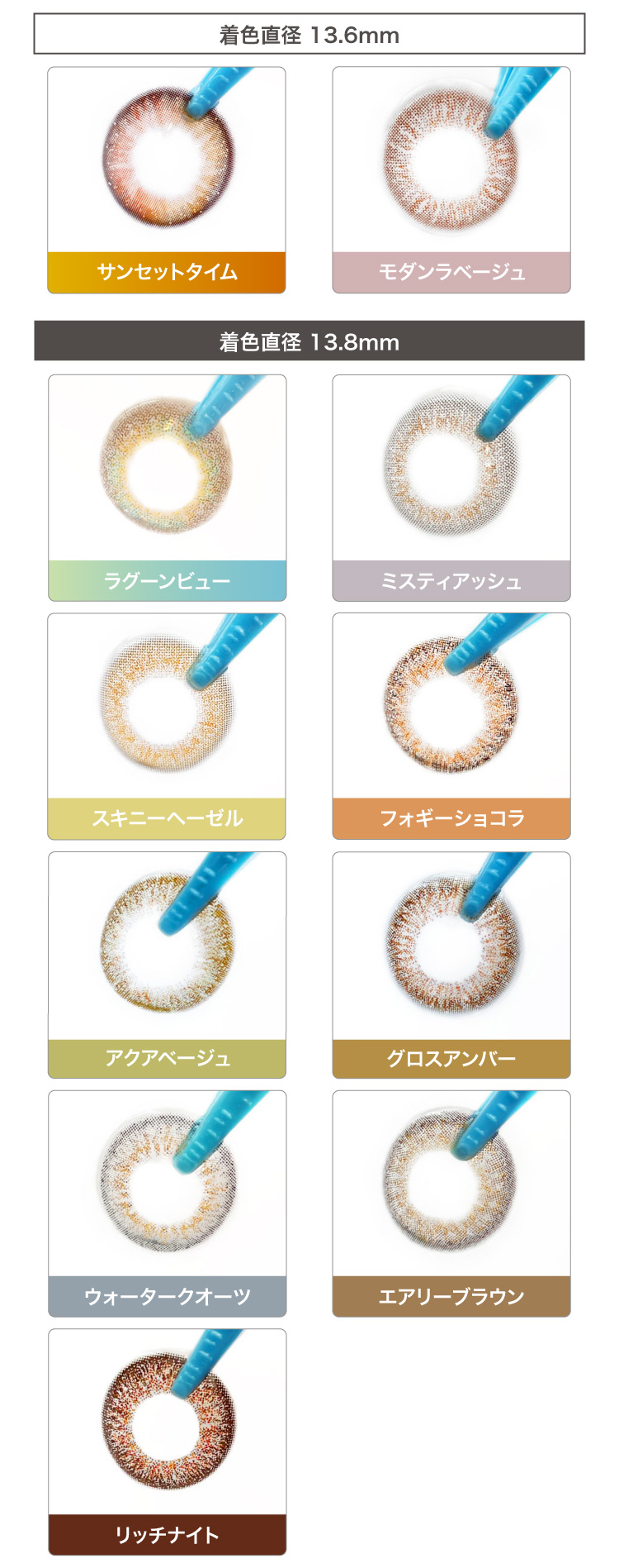 レンズ一覧